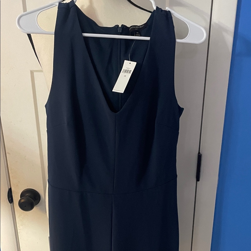 Banana Republic Black Sleeveless Jumpsuit - Picture 2 of 6